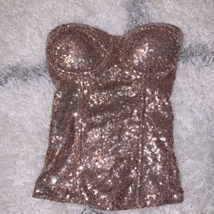 SOLD Sequin bustier